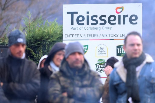 FRANCE-LABOUR-FOOD-INDUSTRY-STRIKE