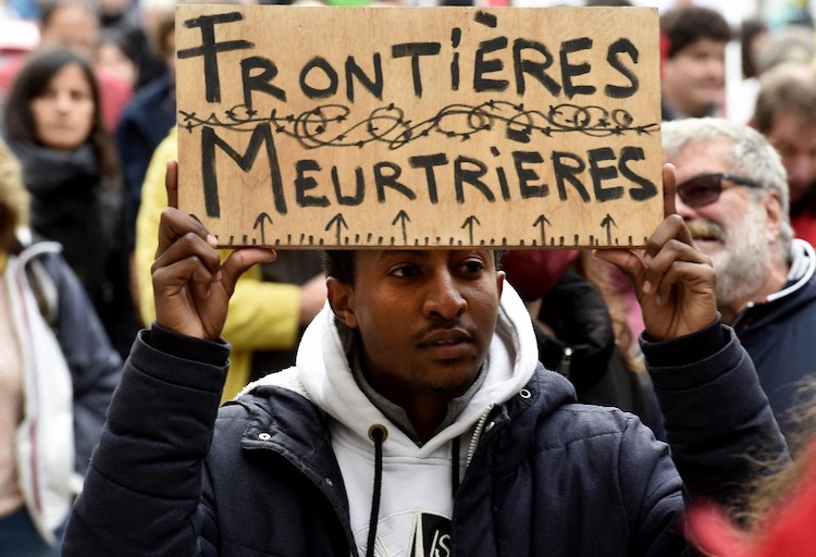 FRANCE-MIGRANTS-DEMO