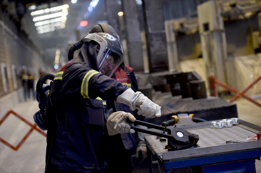 FRANCE-ECONOMY-INDUSTRY-ENERGY-ALUMINIUM