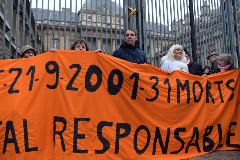 FRANCE-TRIAL-ACCIDENT-CHEMICAL-EXPLOSION