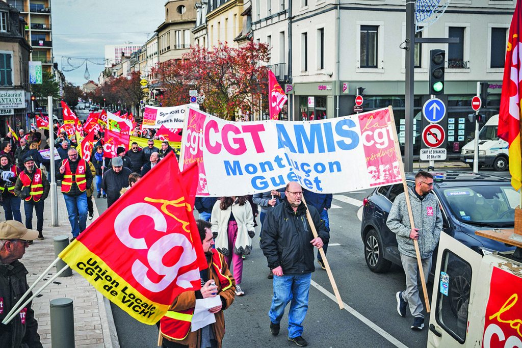 manifestation departementale CGT pour les emplois industriels