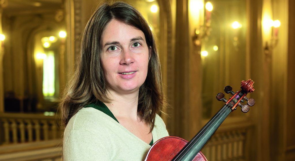 Portrait Violaine Darmon, violoniste Orchestre Opera Nice