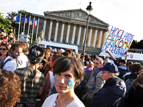 Manif contre la Loi Travail et 49-3, Assemble Nationle, Paris 5 juillet 2016