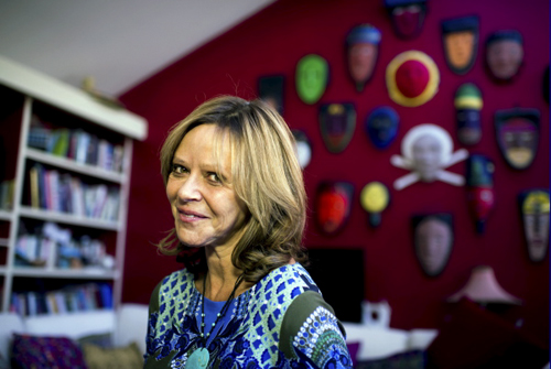 Author Joyce Maynard at her home in Mill Valley