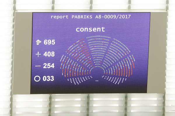 Parlement Europeen, vote sur le trate CETA