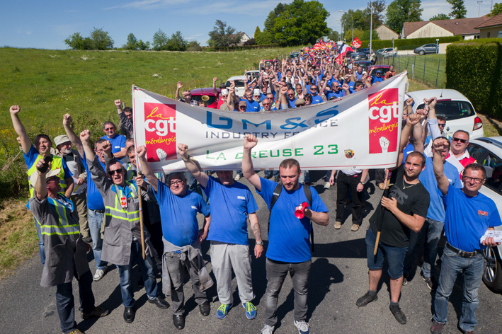 Manifestation des salariés de la GM&S
