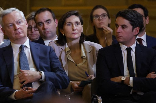 FRANCE-POLITICS-GOVERNMENT-MACRON-PRESS