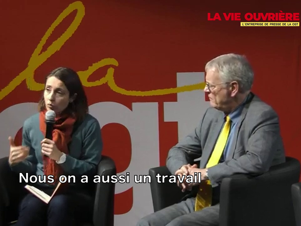 © CGT - Sophie Binet et Pascal Boniface