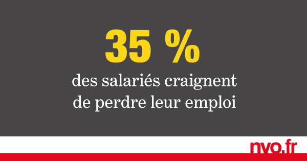 chiffre crainte de perte d'emploi des salariés - NVO – La Nouvelle Vie Ouvrière, le magazine des militants de la CGT, actualité sociale et juridique