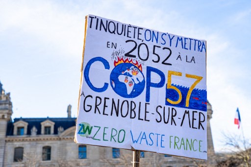 FRANCE - COP27 GLOBAL CLIMATE RALLY - PARIS - NOVEMBER 12 2022