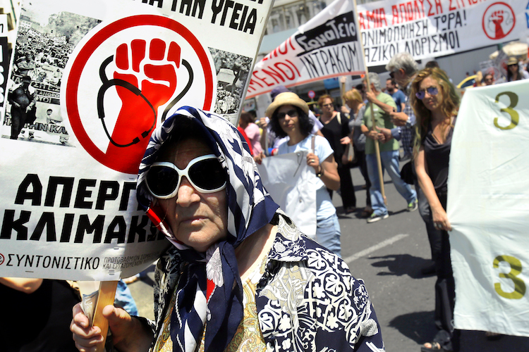 Grève générale en Grèce