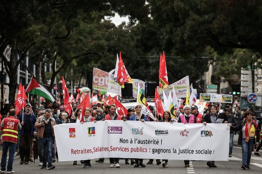 FRANCE-POLITICS-DEMONSTRATION