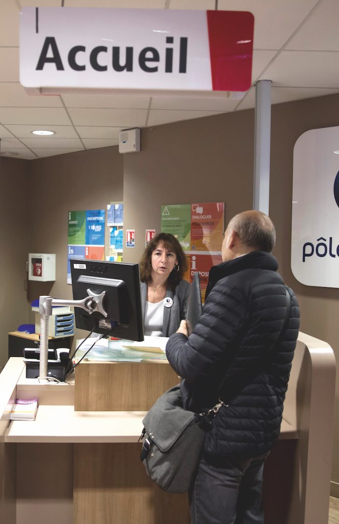 Visite agence pole emploi